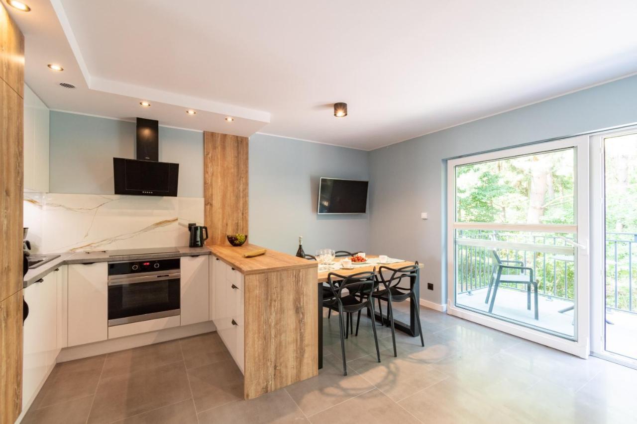 Apartamenty W Sam Las By Klif Ustka Exteriér fotografie
